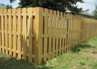 wood shadowbox fence knoxville